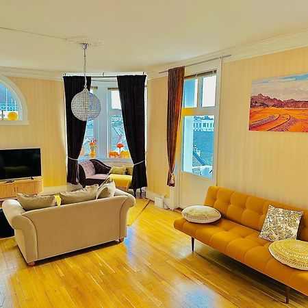 Stylish Big Jugend Art Nouveau Apartment With Balcony Heart Of Ålesund Exterior foto